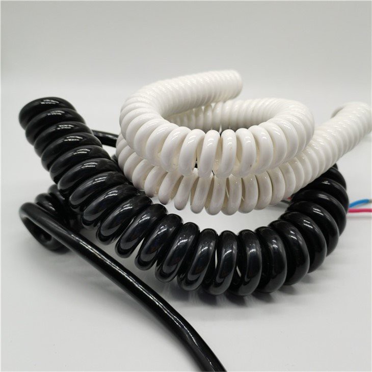 electric spiral coil cable