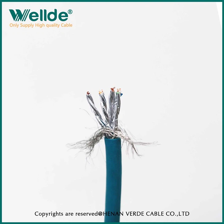 Woven Aluminum Foil Shielded Multi-core Signal Control Cable Matte PUR