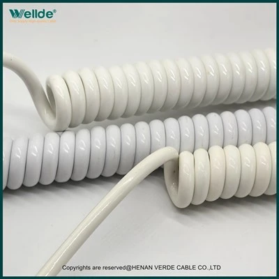 Cablu spiralat cu 8 nuclee 28AWG de mare elasticitate